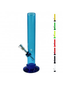 Bong Acryl (gerade) 20cm ⌀30mm Blau - Kickloch