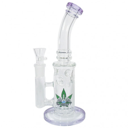 GHODT Bong GH5 Lila - Side view with colored logo