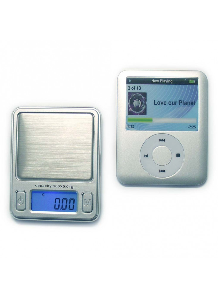 DIPSE No-No 100 - Digitale Taschenwaage im MP3-Player Design