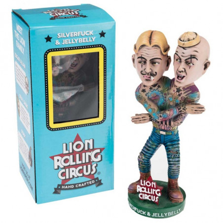 Lion Rolling Circus Bobblehead Doll - Silverfuck & Jellybelly - Wackelkopf Figur