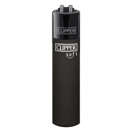 Clipper Soft Touch All Black - Feuerzeug