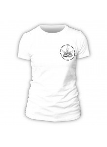 GHODT T-Shirt logo - white - Female (S-XXL) - front view