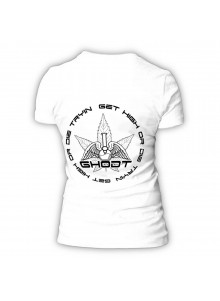 GHODT T-Shirt Logo - Weiss - Female (S-XXL) - Rückseite