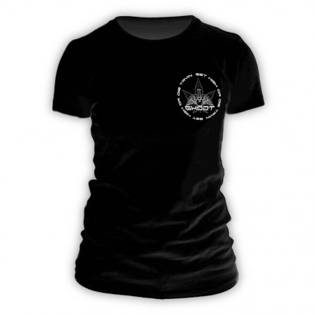 GHODT T-Shirt logo - black - Female (S-XXL) - front view