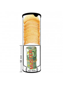 Stash Stapelchips "Sun Snacks" Paprika - Maße Geheimversteck
