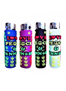 Atomic PVC Love & Peace lighter - overall view