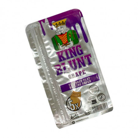 King Blunt Traube - Einzelpackung mit 5 Blättern