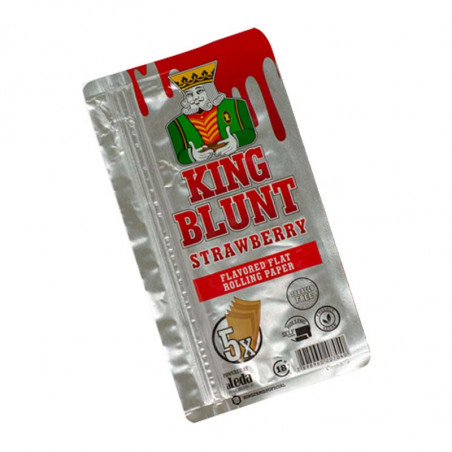 King Blunt Erdbeere - Einzelpackung mit 5 Blättern