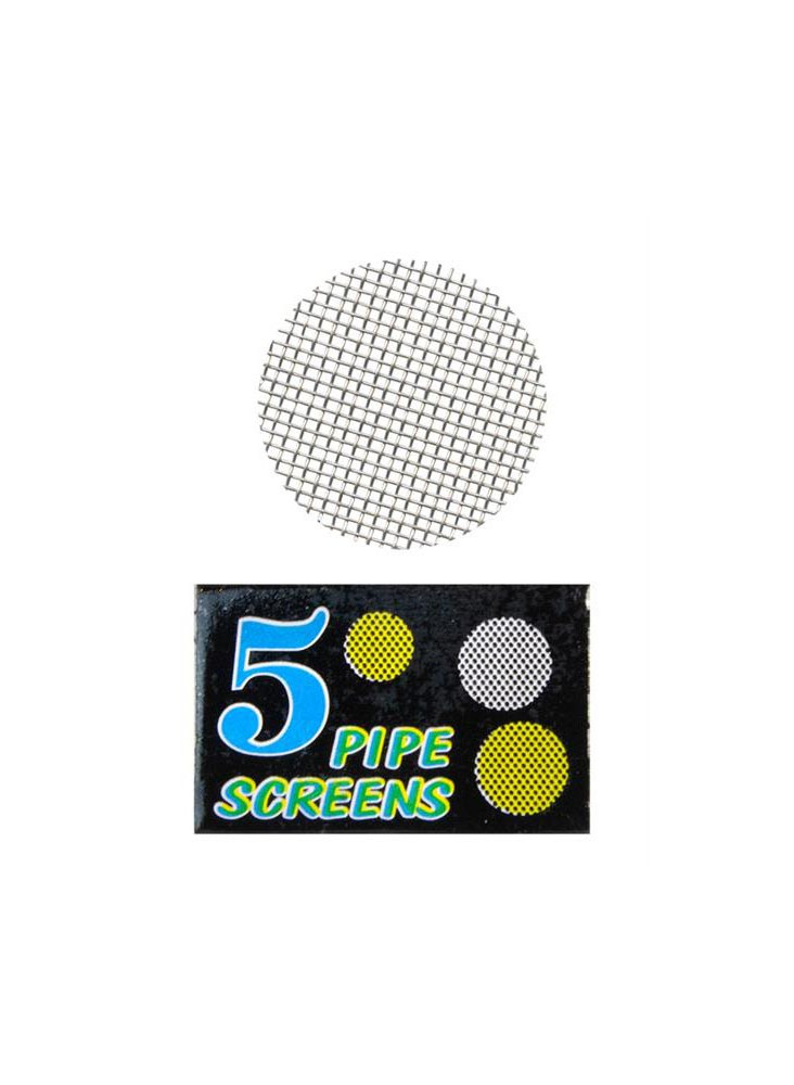 Pipe Screen Wallet Pack with 5 pipe screens. Diameter 15mm or 20mm