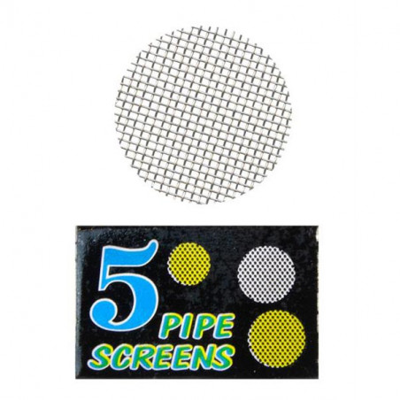 Pipe Screen Wallet Pack with 5 pipe screens. Diameter 15mm or 20mm