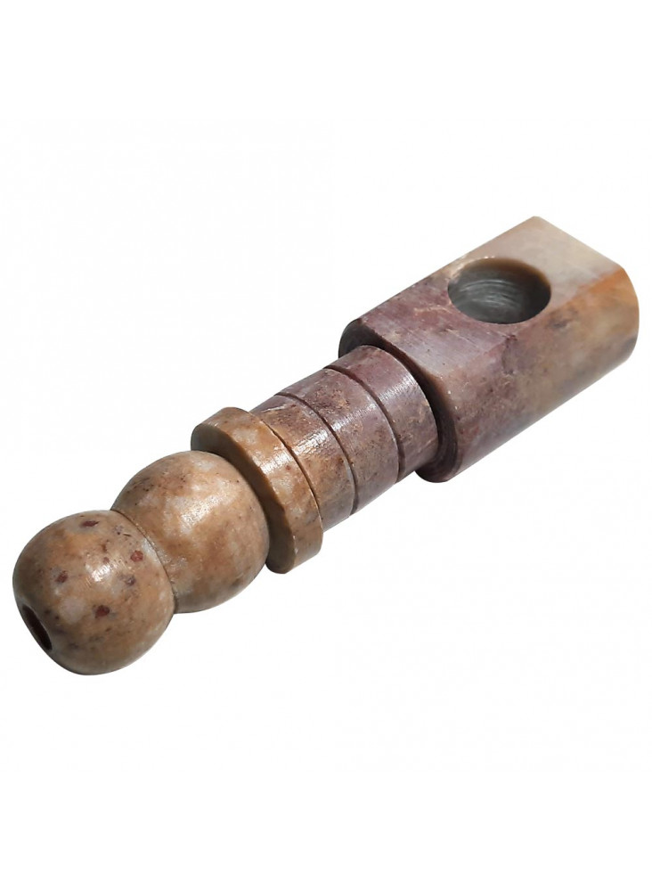 Stone Pipe 13 witch turned mouthpiece.