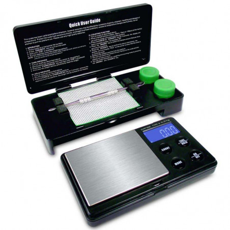 DIPSE Dab Scale - Die kompakte Kombination aus Digitalwaage und Dabbing Box.