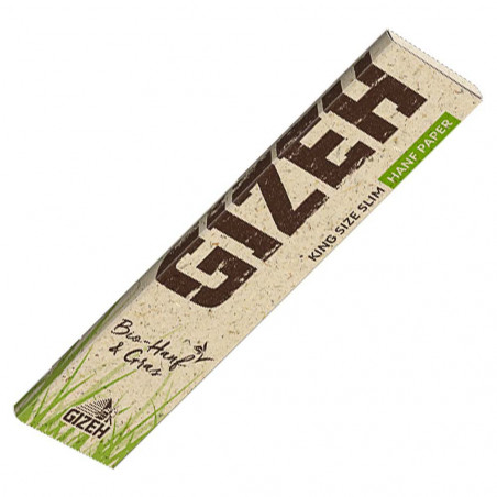 GIZEH Hanf + Gras King Size Slim - 34 Blättchen