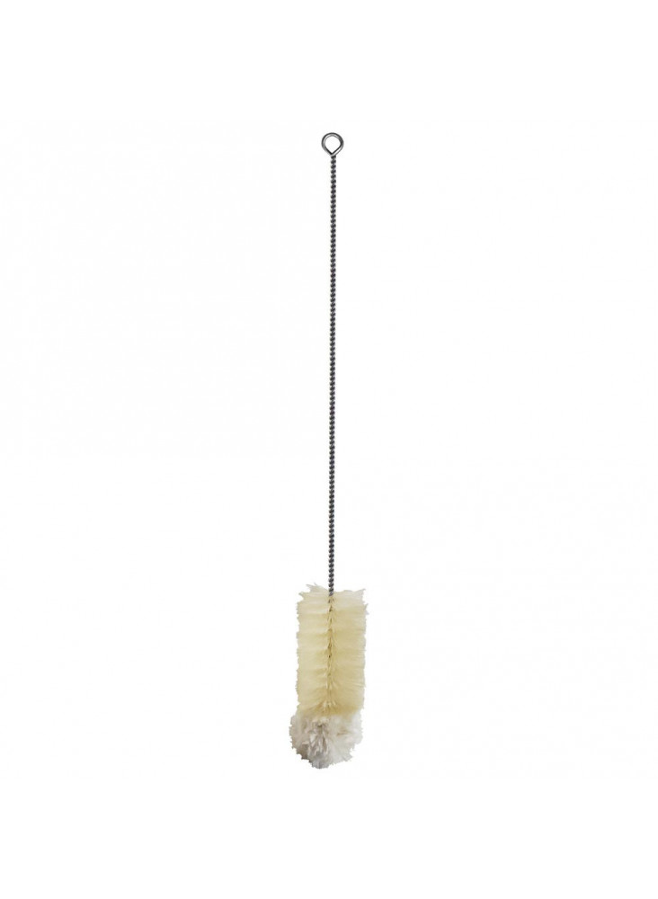 Bottle brush with wool head - 52cm