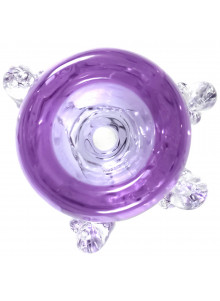Grace Glass Bowl Dragon Paw - Purple - Top