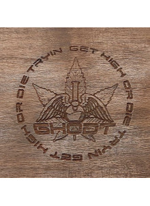 GHODT Tray Acacia 28x18cm - Logo