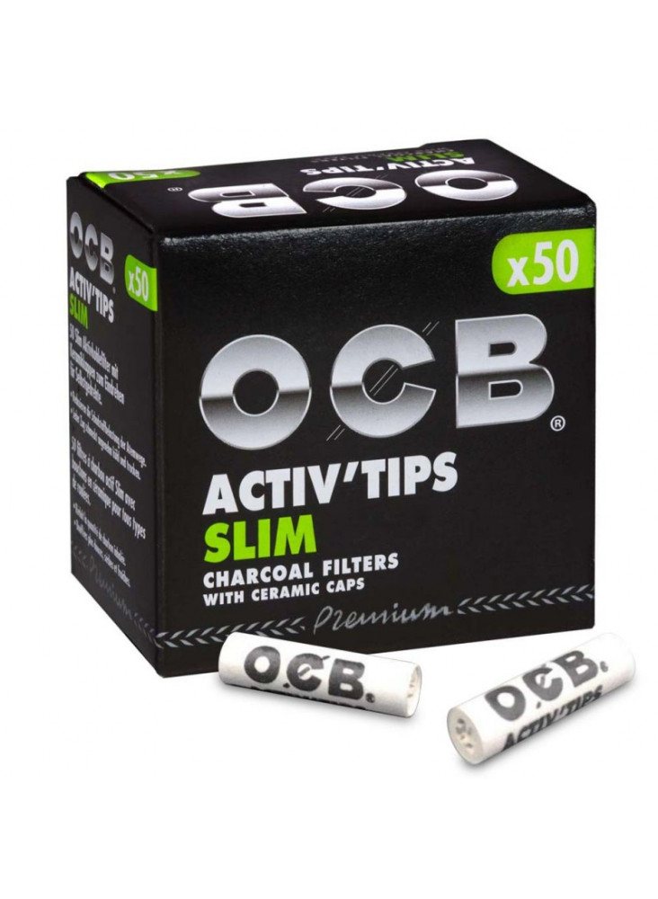 OCB Activ Tips Slim (50Stück) - Durchmesser 7mm