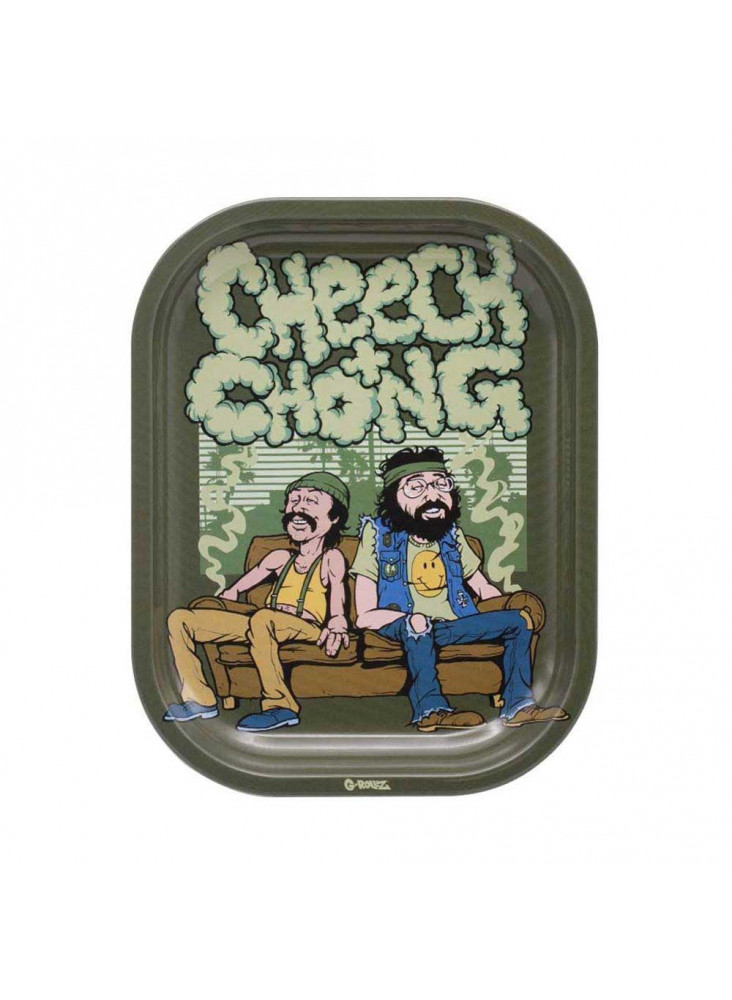 G-Rollz Tray Cheech & Chong In da Chair 14x18cm - Small