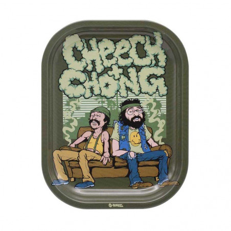 G-Rollz Tray Cheech & Chong In da Chair 14x18cm - Small