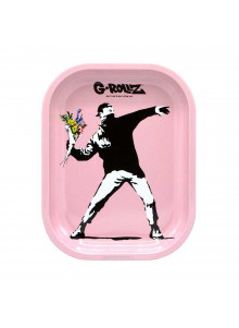 G-Rollz Tray Flower Thrower Pink 14x18cm - Small