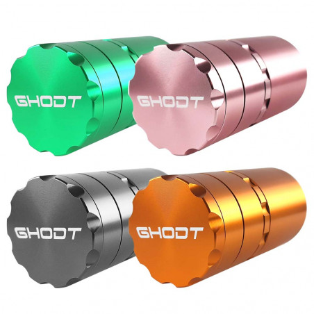 GHODT Stash Grinder Ø50mm - In 4 Farben erhältlich. Grün, Orange, Pink und Schwarz.