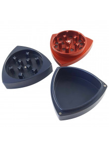 gleichdick 3-part Grinder Ø50mm - Steelblue - red - Single parts