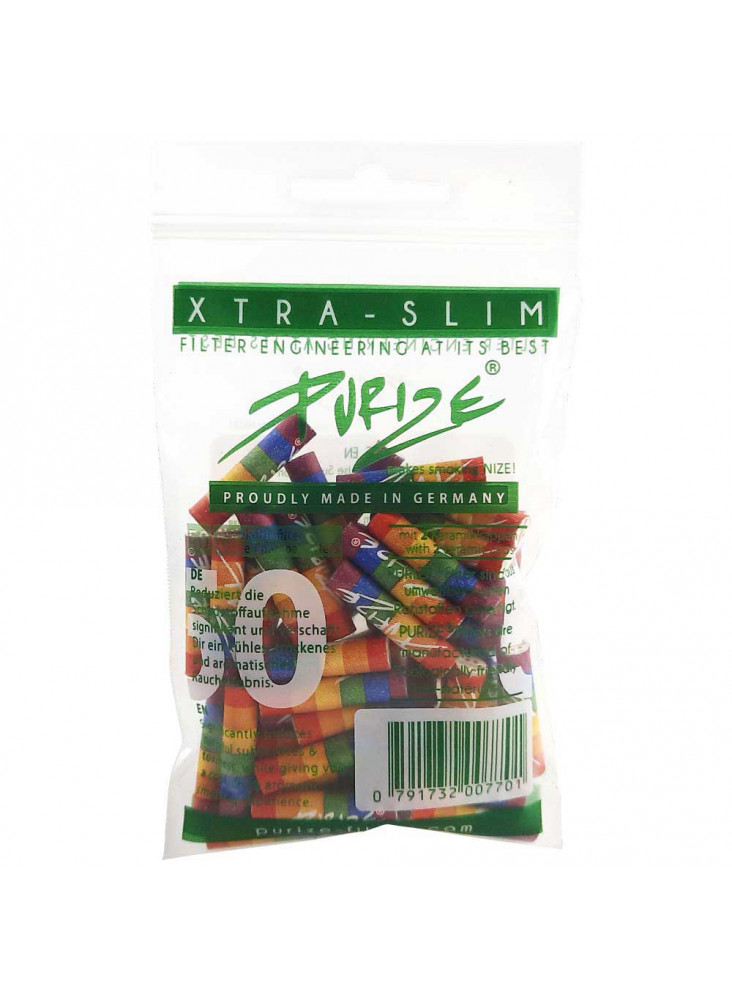 Purize Filter XTRA Slim Diversity/Rainbow 50 - Resealable bag