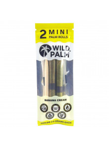 Wild Palm Mini Banana Cream - Zwei Cordia Rolls und ein Stopfstab pro Packung