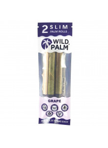 Wild Palm Slim Grape - Zwei Cordia Rolls und ein Stopfstab pro Packung