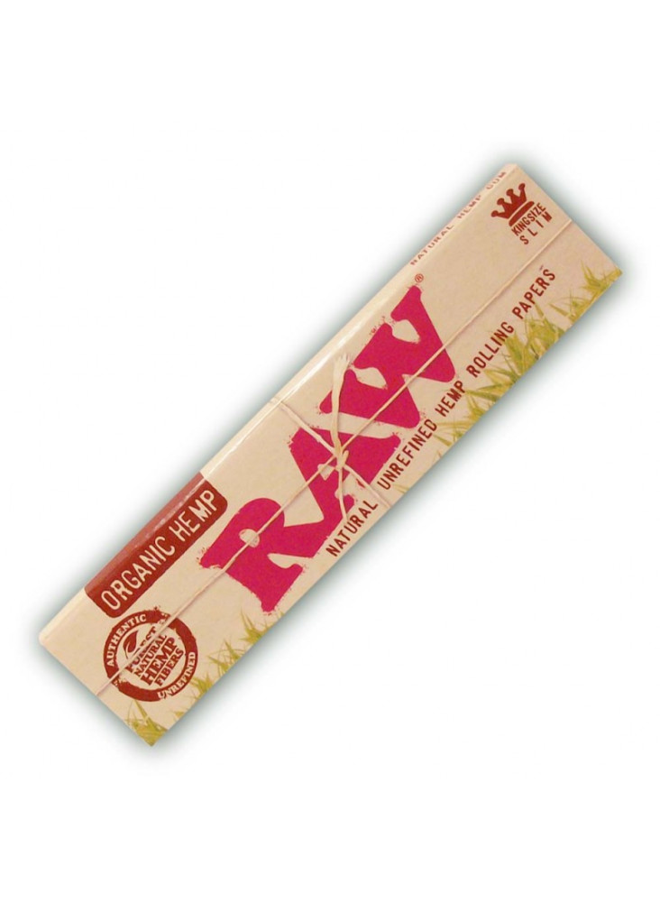 RAW Organic Hemp King Size Slim - 32 Papers aus Bio-Hanf