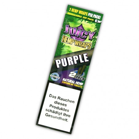 Juicy Hemp Wraps Purple - 2 tabakfreie Wraps