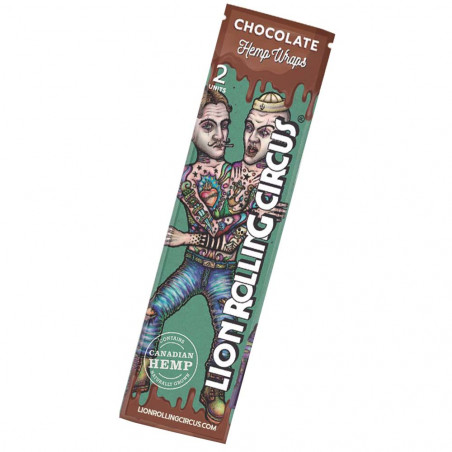Lion Rolling Circus Chocolate Hemp Wraps mit Schokoladengeschmack
