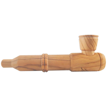 Calumet Mini Pure Pipe - Olive - Side view