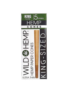 Wild Hemp - Kingsize Cones Hanf - 5er Pack