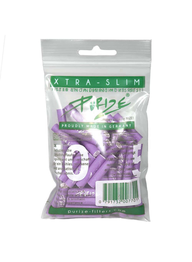 Purize Filter XTRA Slim Lilac 50 - Resealable bag