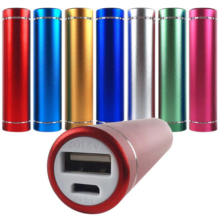 USB-Power Bank Stash - 7 verschiedene Farben