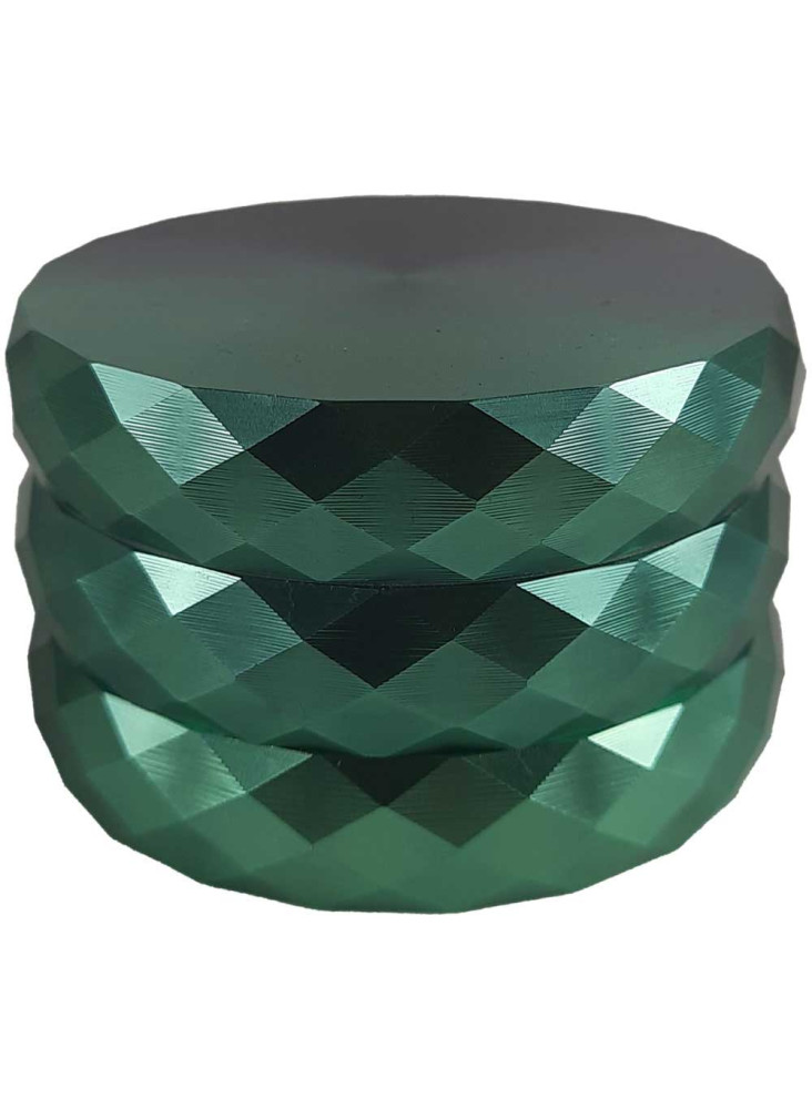 DIPSE Pollinator Diamond Ø60mm (Green/Black) - Sides with diamond pattern