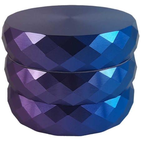 DIPSE Pollinator Diamond Ø53mm (Blue/Purple) - Sides with diamond pattern