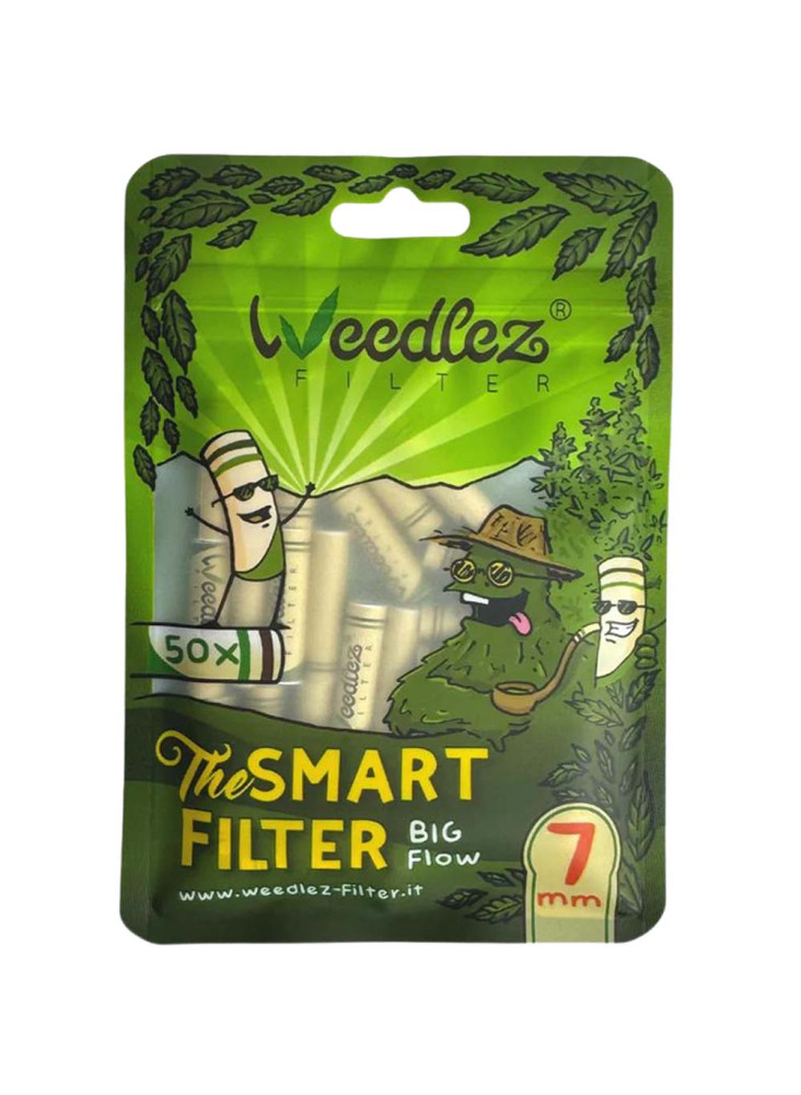 Weedlez 7mm Big Flow Classic/Organic - 50 Stück