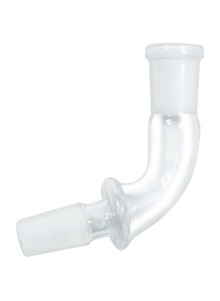 Glas Adapter 45° 14,5er Schliff - Male to female Adapter