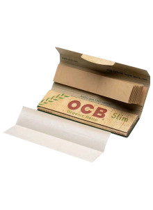 OCB Organic Hemp Slim + Tips - 32 Papers + 32 Tips.