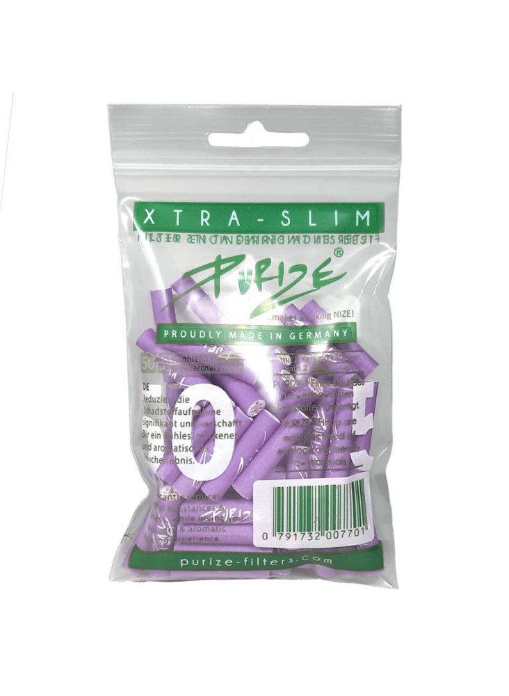 Purize Filter XTRA Slim Lilac/Flieder- PE Beutel mit 50 Filtern
