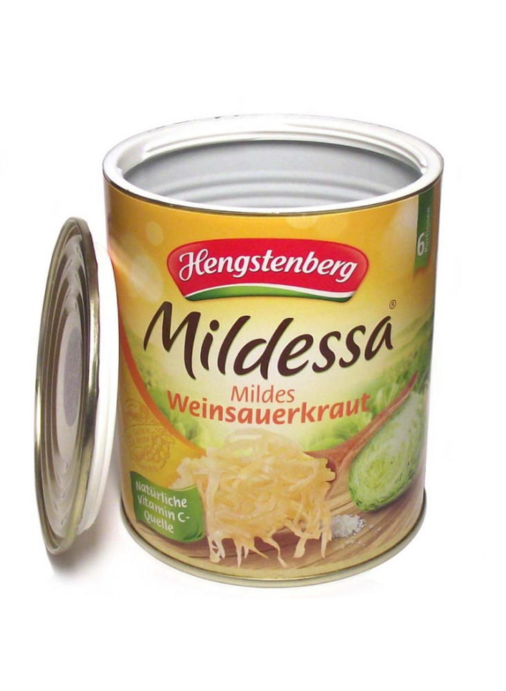 Hengstenberg Stash "Mildessa" Sauerkraut - Deckel mit Schraubverschluss