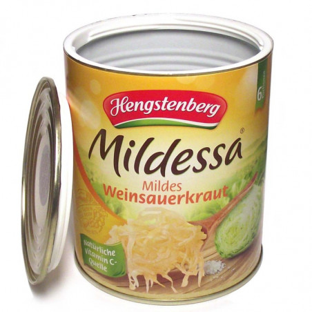 Hengstenberg Stash "Mildessa" Sauerkraut - Deckel mit Schraubverschluss