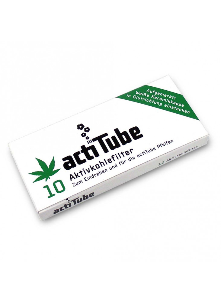 actiTube Filter - Packung mit 10 Aktivkohlefilter