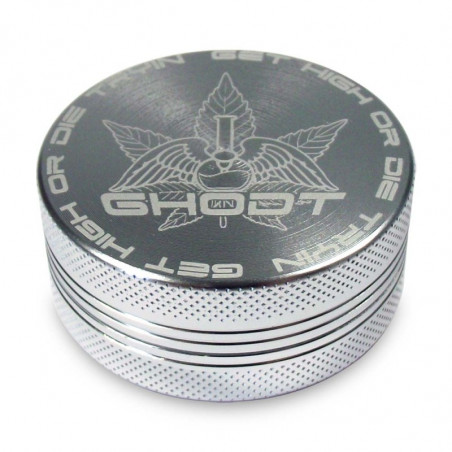 GHODT Space Grinder ⌀50mm - Aluminium - Gelasertes Logo