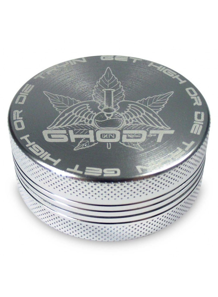 GHODT Space Grinder ⌀63mm - Aluminium - Gelasertes Logo
