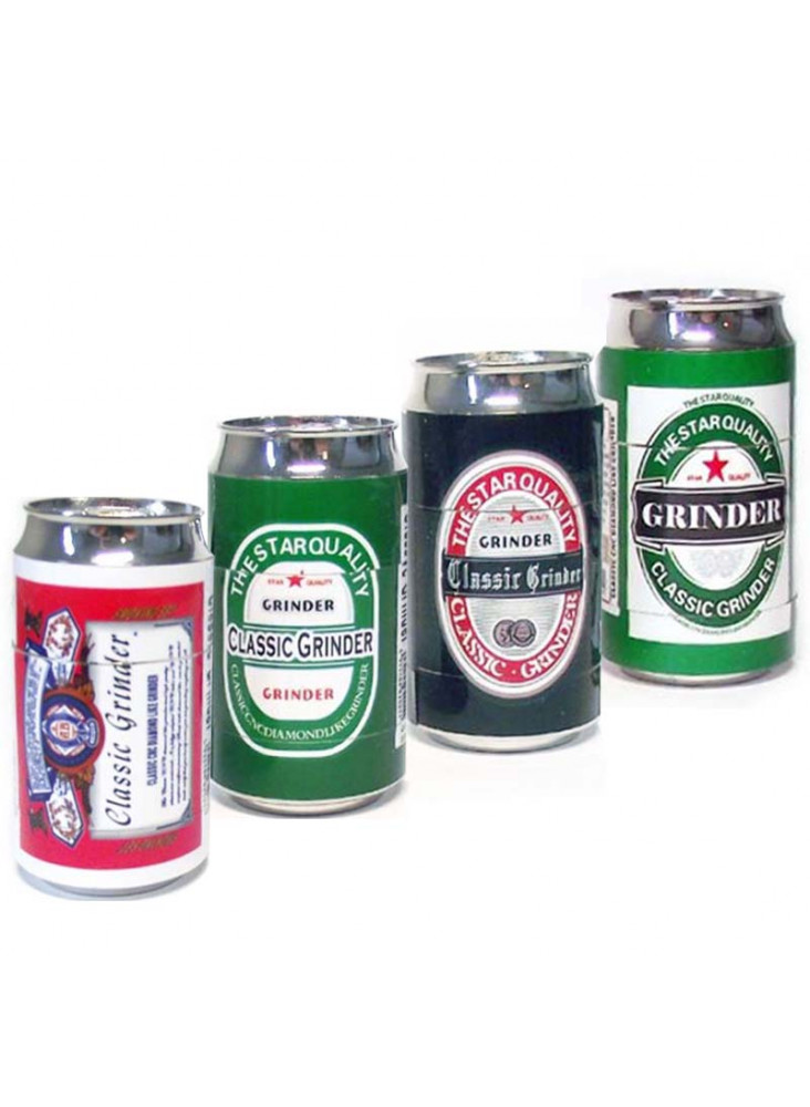 Beer Can Style Grinder 32mm Durchmesser - 4 Designs