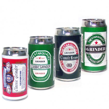 Beer Can Style Grinder 32mm Durchmesser - 4 Designs