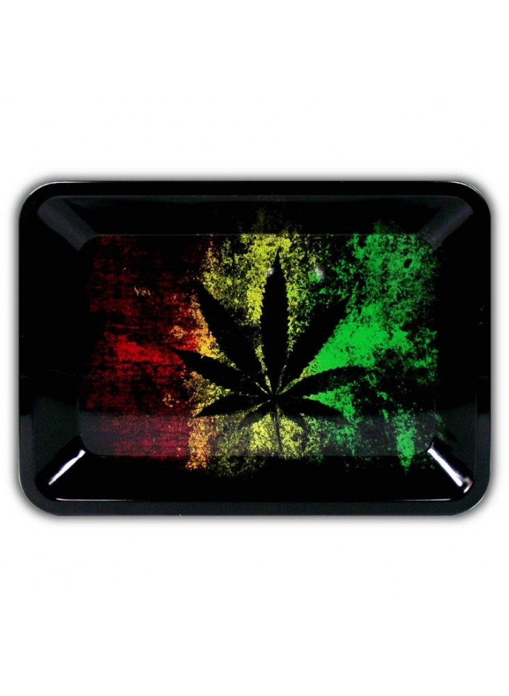 Tray - Small - Rasta Leaf